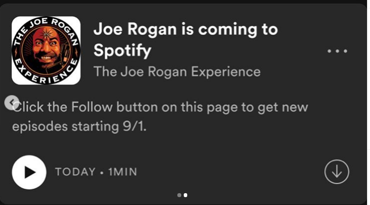Joe Rogan is coming to Spotify