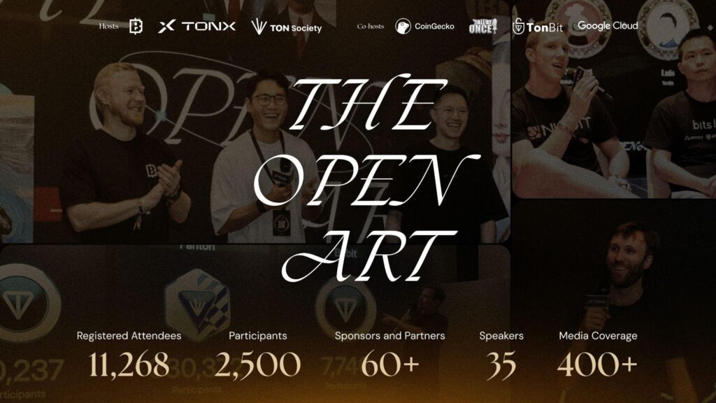 The Open Art Blum, TONX, and TON Society Draws 11,280+ Registered Attendees, Becoming the Largest Event of Token2049 Week